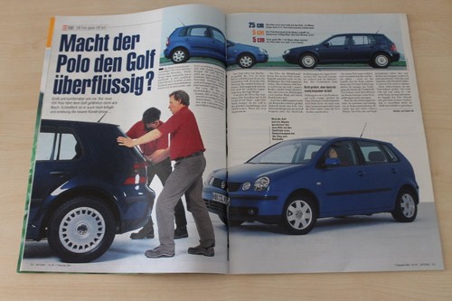 Auto bild 2001 golf - vw, 1.4
